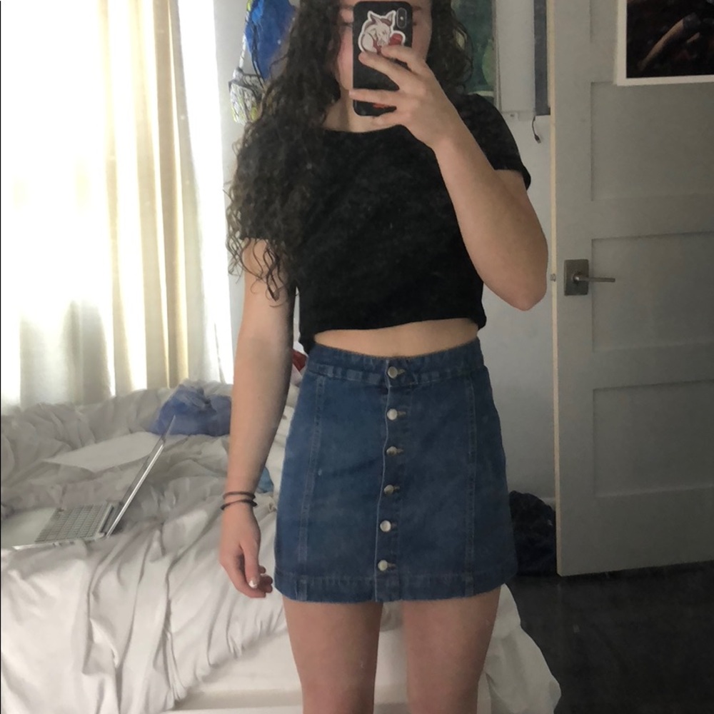 Denim skirt